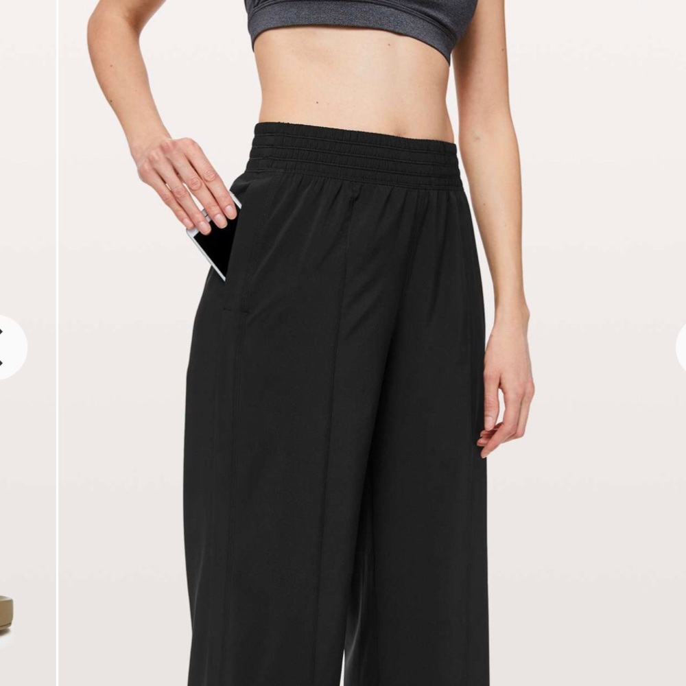 Lululemon Wanderer Wide Leg Pant (Black)